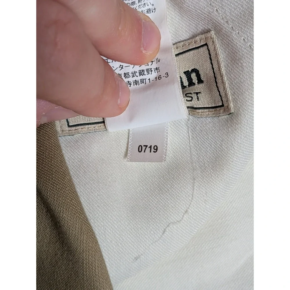 L.L.Bean Men's Khaki 38x32 Cotton Comfort Waist Chino Pants Elastic Office Heavy